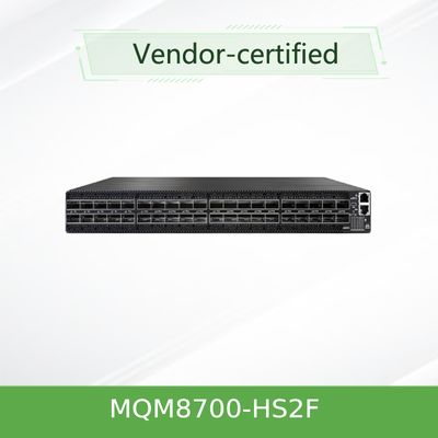MQM8700-HS2F(920-9B110-00FH-0MD)  Сетевой коммутатор Quantum Mellanox Hdr, 40 портов, 200 Гбит/с, 40 портов Infiniband