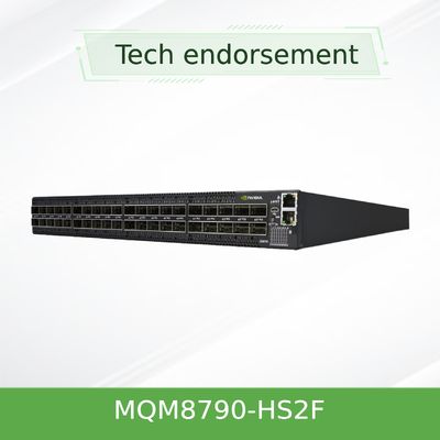 Порт переключателя сети 40 MQM8790-HS2F Mellanox не преграждая управляемое HDR 200Gb/S
