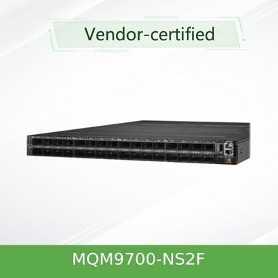 Коммутатор Mellanox Network Switch MQM9700-NS2F(920-9B210-00FN-0M0) Infiniband 400G 16.8 Тбит/с для сервера