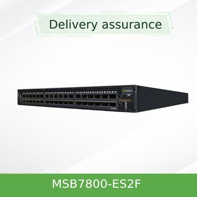 Быстрый ход переключателя сети IB Mellanox 100gb MSB7800-ES2F в центре даты