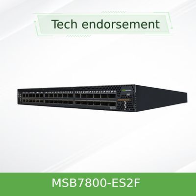 Управление переключателя EDR 36 MSB7800-ES2F Mellanox Infiniband гаван не преграждая
