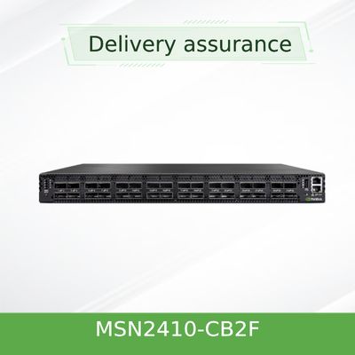 Локальные сети переключателя сети MSN2410-CB2F Mellanox с ониксом 18 SFP28 и 4 порта QSFP28