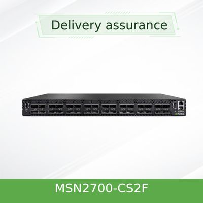 MSN2700-CS2F Mellanox Switch Spectrum основанная на 32 портах 100GbE открытая платформа Ethernet
