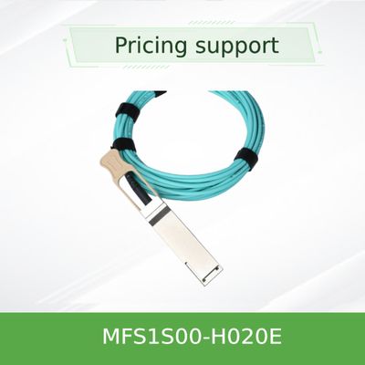 кабель ethernet MFS1S00-H020E QSFP56 кабеля AOC волокна 20m 200Gb Mellanox активный