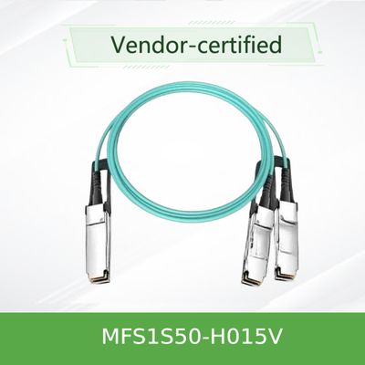 Кабель AOC 100g MFS1S50-H015V VPI HDR & ETH 15m Splitter Mellanox OEM