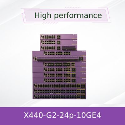 10GE4 Scalable AVB Extreme Networks X440 Switch G2 24T X440-G2-24p-10GE4 новый и оригинальный