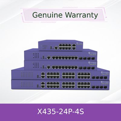 24P Коммутатор Extreme Networks X435 AVB X435 4S 68 Гбит/с 50.6 Mpps новый и оригинальный