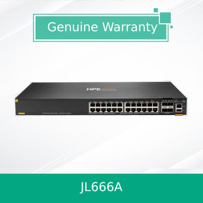 Jl666A 6300f Серийные 24X порты 10/100/1000baset Poe+ порты и 4X 1/10/25/50g SFP порты Сетевой Ethernet переключатель