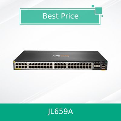 Hpe Aruba Networking Cx 6300m 48-портный Hpe Smart Rate 1/2.5/5gbe Poe и 4-портный SFP56 Switch (JL659A)