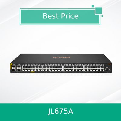 Коммутатор Hpe Aruba Networking Cx 6100 48g Class4 Poe 4SFP+ 370W (JL675A) Новый и оригинальный