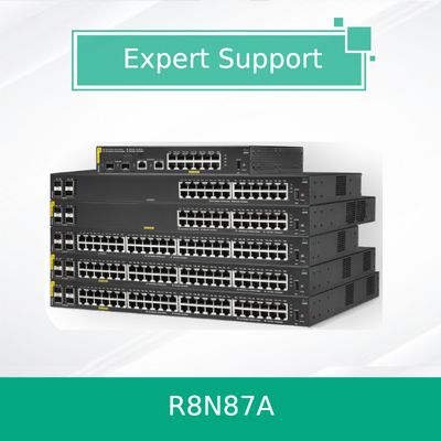 Hpe Aruba Networking Cx 6000 24G Class4 Poe 4SFP 370W Switch (R8N87A) Новый и оригинальный