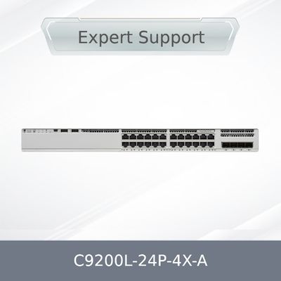 Новый оригинальный завод запечатанный C9200L-24p-4X-a 9200L 24-порт Poe+ 4 X 1g Network Advantage Ciscos Switch C9200L-24p-4X-a