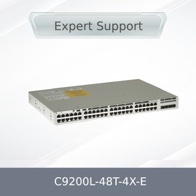 Новый оригинальный сетевой коммутатор C9200L-48t-4X-E, L3, управляемый, 48 x 10/100/1000 + 4 x 10 Gigabit SFP+ (uplink)