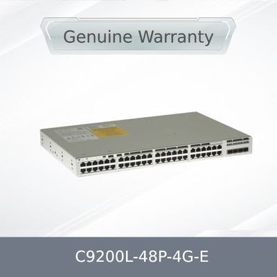 Сетевой коммутатор C9200L-48p-4G-E Новый и оригинальный 9200L 48-портовый PoE 4 1G SFP Uplink Switch