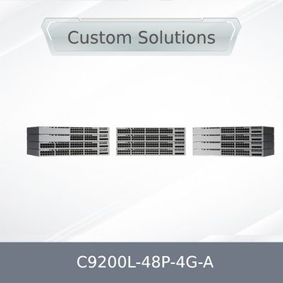 Новый оригинальный коммутатор Cisco C9200L-48p-4G-a 9200L на 48 портов 10/100/1000 PoE+ с 4 портами восходящей связи 1G, сетевой Advantage C9200L-48p-4G-a