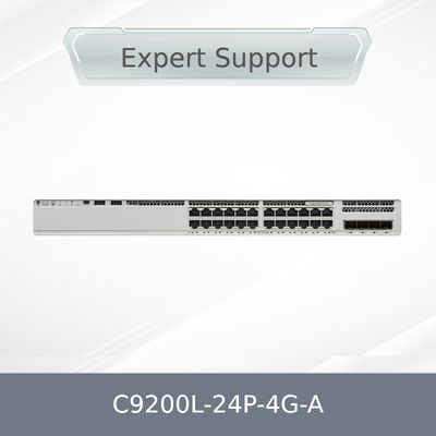 Новый оригинальный чистый запас 9200L Switch C9200L-24p-4G-a Cata Lyst 9200L 24-Port Poe+, 4 X 1g, сетевое преимущество C9200L-24p-4G-a