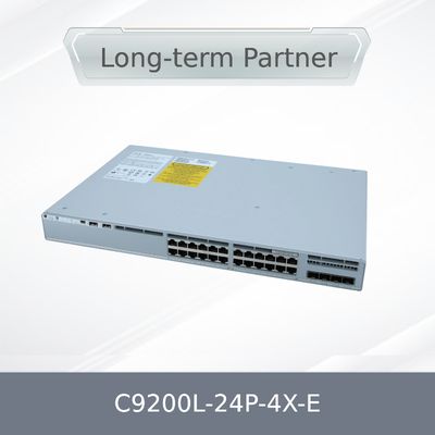 Новый оригинальный сетевой коммутатор C9200L-24p-4X-E серии 9200, 24-портовый, для передачи данных, с 4 портами восходящей связи 10G, Kilomega PoE, коммутатор C9200L-24p-4X-E в наличии