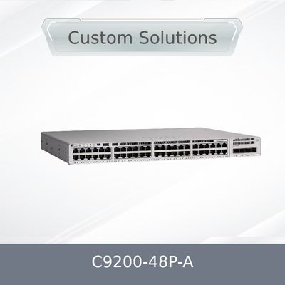 Высококачественный Cisco C9200-48p-a C9200 серии 48-портовый Poe+ Network Advantage Switch