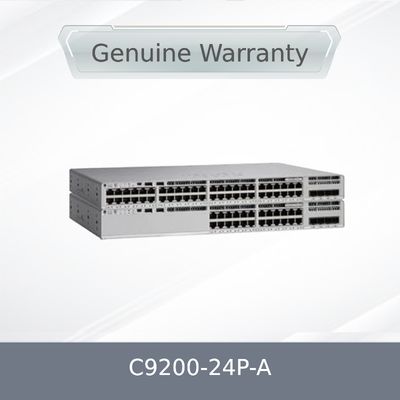Новый оригинальный C9200-24p-a 24-портный коммутатор Poe+ с сетевым преимуществом