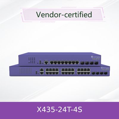 Экстремальные сети X435-24T-4S 24-портный гигабитный Ethernet-счетчик с 4 SFP Uplinks