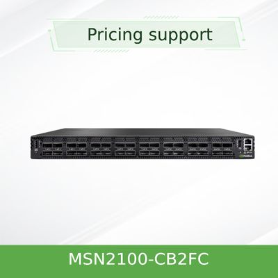 NVIDIA Spectrum SN2100 MSN2100-CB2FC 100GbE коммутатор Open Ethernet | 16-портовый QSFP28 | Сетевое оборудование для центров обработки данных и облачных вычислений