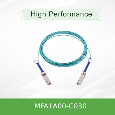 NVIDIA MFA1A00-C030 QSFP28 Активный оптический кабель 100 Гбит/с AOC, длина 30 м, 100GbE и InfiniBand EDR