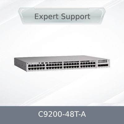 Cisco Catalyst 9200-48T-A 48-портовый коммутатор данных Network Advantage License Enterprise Gigabit Ethernet