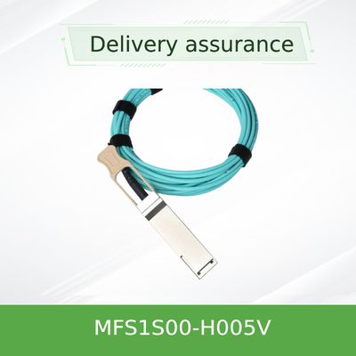NVIDIA MFS1S00-H005V Активный оптический кабель 200 Гбит/с QSFP56 - 5 м, высокоскоростная сетевая карта для центров обработки данных