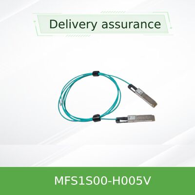 Активный оптический кабель NVIDIA MFS1S00-H005V 200 Гбит/с QSFP56 AOC для HDR InfiniBand