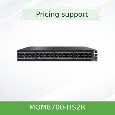 NVIDIA Quantum MQM8700-HS2R 200G InfiniBand Switch. 40-портный 16Тб/с управляемый коммутатор с C2P Airflow.