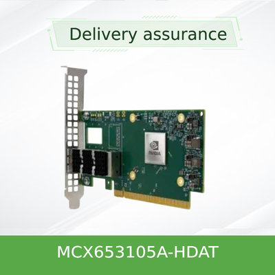 NVIDIA MCX653105A-HDAT ConnectX-6 200 Гбит/с Карта адаптера VPI