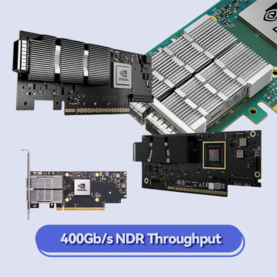 NVIDIA ConnectX-7 MCX755106AS-HEAT 400Gb/s Dual-Port InfiniBand & Ethernet Smart NIC с PCIe Gen5