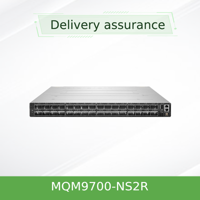 NVIDIA Quantum-2 MQM9700-NS2R 400Gb/s InfiniBand Switch ¢ 64-портный NDR, C2P Airflow, управление на борту
