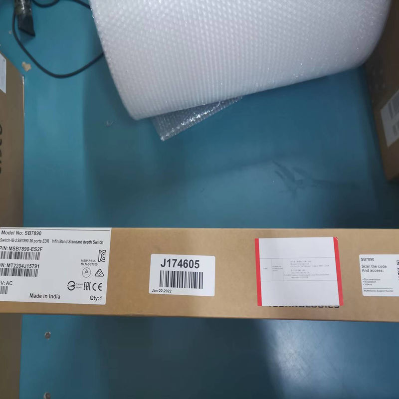 36p внешне управляло Не-преграждать переключателя MSB7890-ES2F EDR 100Gb/S умный Mellanox Infiniband