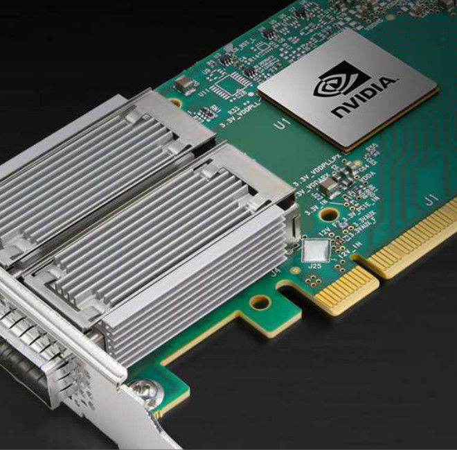 Nic MCX556A-EDAT ConnectX-5 QSFP28 Mellanox 100gbe карты сетевого адаптера EDR/100GbE VPI