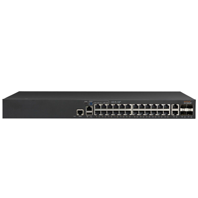 переключатель сети ICX7150 драки 24P 4X1G 10/100/1000Mbps RJ-45 PoE 370W