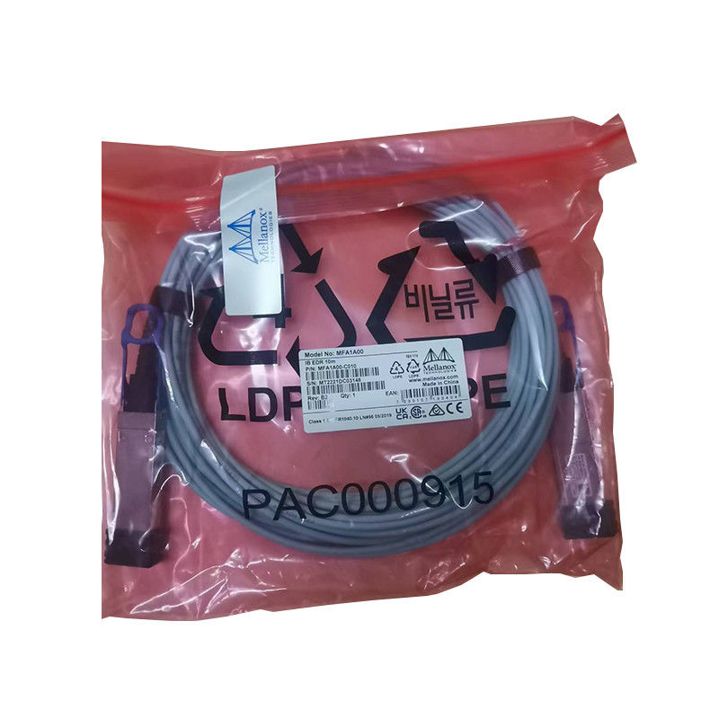 VCSEL основало кабель MFA1A00-E015 IB EDR QSFP Mellanox AOC до 100Gb/S
