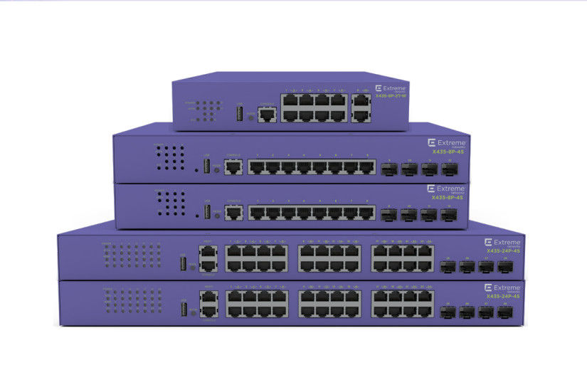 24P Коммутатор Extreme Networks X435 AVB X435 4S 68 Гбит/с 50.6 Mpps новый и оригинальный