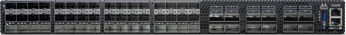 Переключатель MSN3420-CB2F локальных сетей открытого источника OEM 25GbE/100GbE Mellanox переключателя сети Mellanox