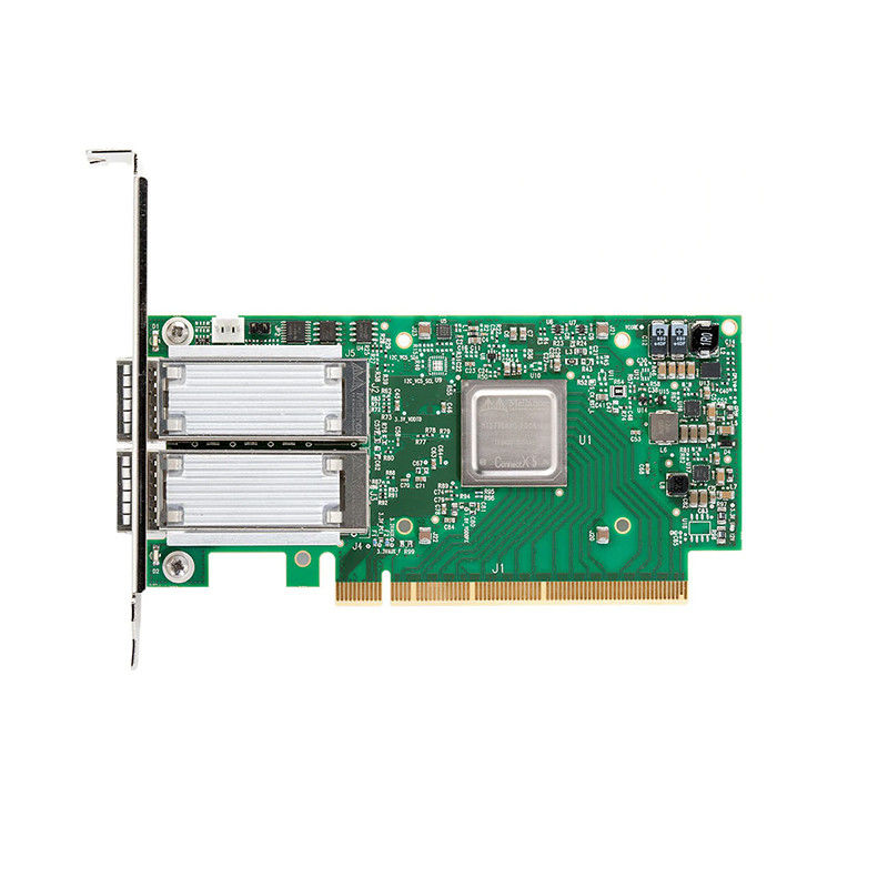100GbE Двойн-порт QSFP28 PCIe3.0x16 карты сети MCX516A-CCAT NIC Mellanox