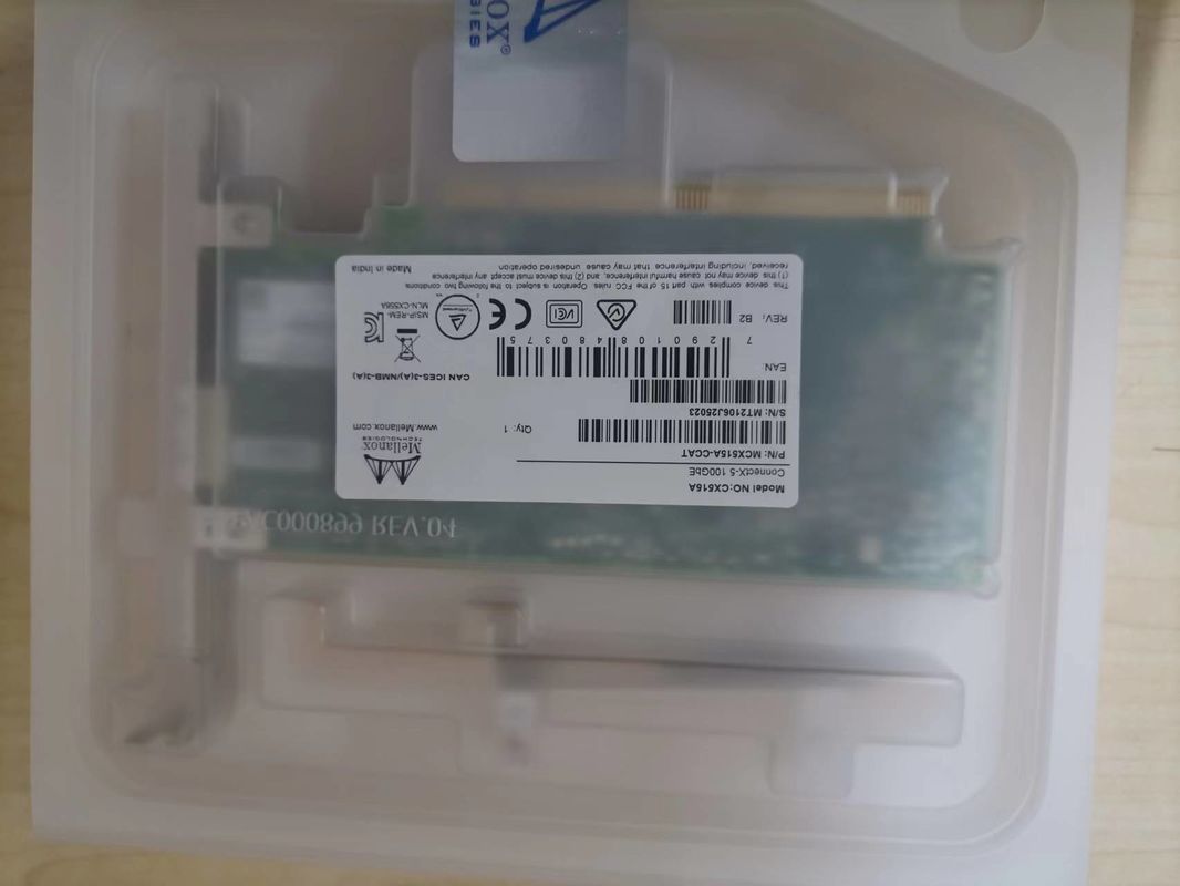 EN 10 переходника MCX515A-CCAT карты сети 100GbE InfiniBand Mellanox 25 40 50 скоростей Oe