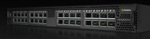 Переключатель сети MSN3700 AC PSUs Mellanox Линукса 2 кумулюса - порты QSFP28 CS2FC 100GbE 1U 32