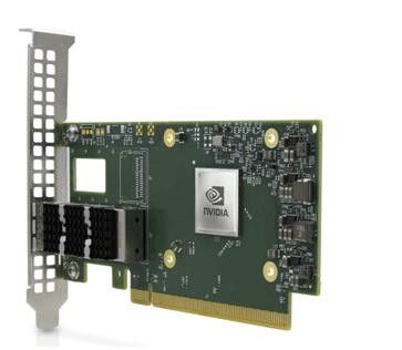 Карта сети MCX623105AN-VDAT Mellanox интерфейса EN ConnectX-6 DX 100GbE удваивает гавань QSFP56