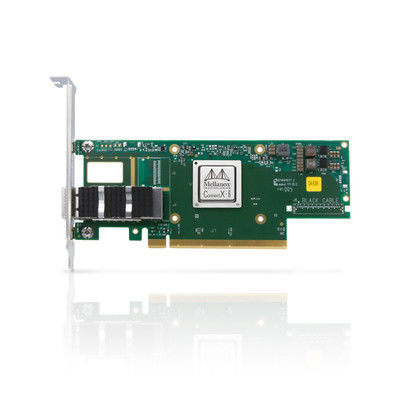 Карта сети MCX623105AN-VDAT Mellanox интерфейса EN ConnectX-6 DX 100GbE удваивает гавань QSFP56
