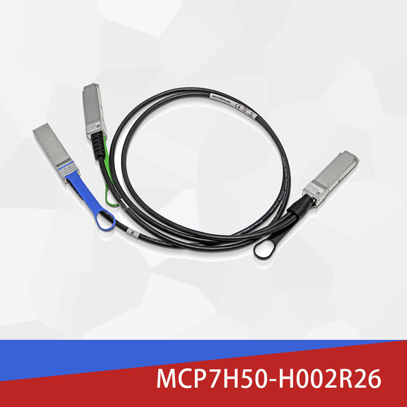 кабель MCP7H50-H002R26 MCP7H50-V0xxR QSFP56 волокна присоединения кабеля 2m HDR100 Mellanox DAC сразу