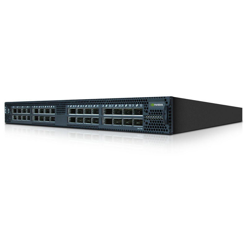 MSN3700-CS2F Spectrum-2 основало 100GbE 1U раскрывает переключатель сети mellanox с ониксом 32 порта QSFP28