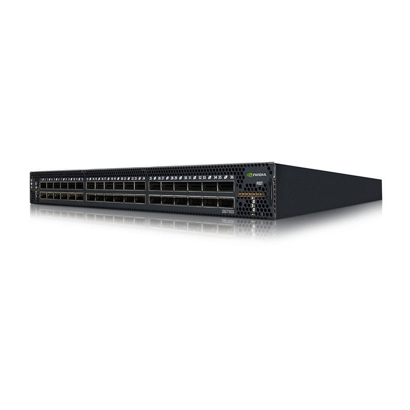 Переключатель-IB 2 сети MSB7800-ES2F Mellanox основал порты QSFP28 EDR InfiniBand 1U 36