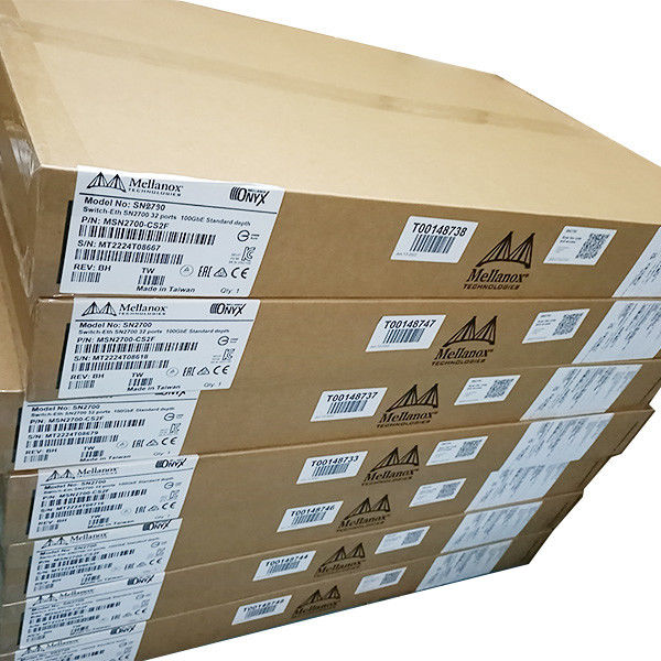 Сетевой коммутатор MQM9790-NS2F InfiniBand Mellanox 64 порта 400 Гбит/с 32 порта OSFP Неуправляемый
