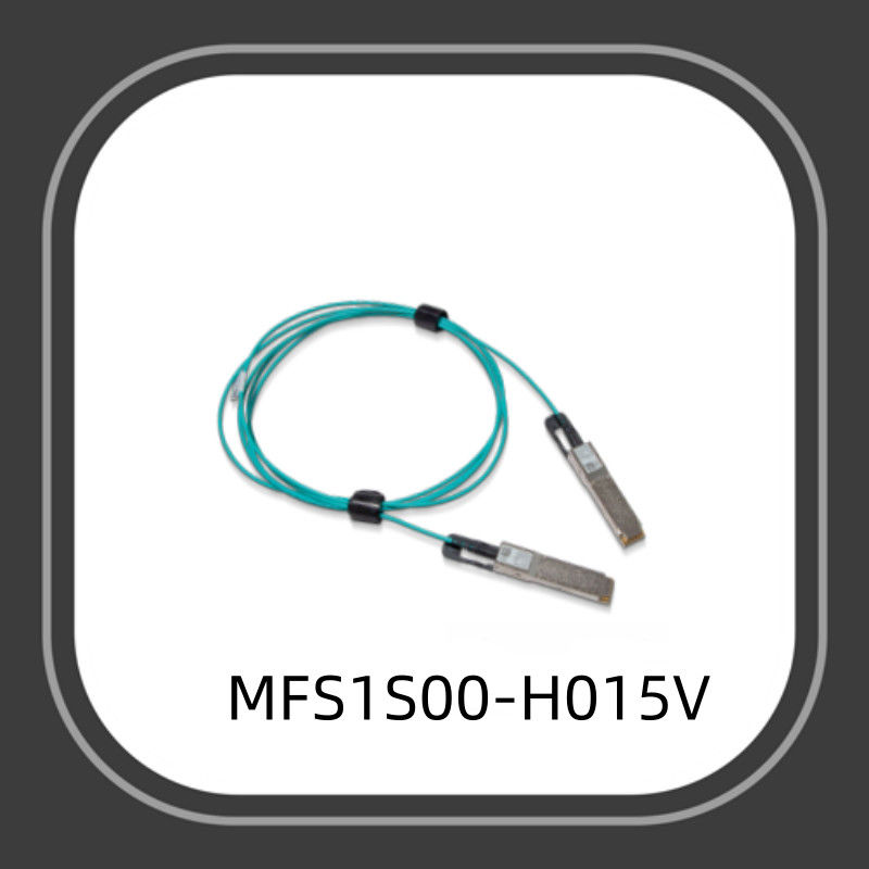 Кабель Mellanox AOC DAC 200G 15m QSFP56 Волоконный кабель Aoc MFS1S00-H015V Активный оптический кабель