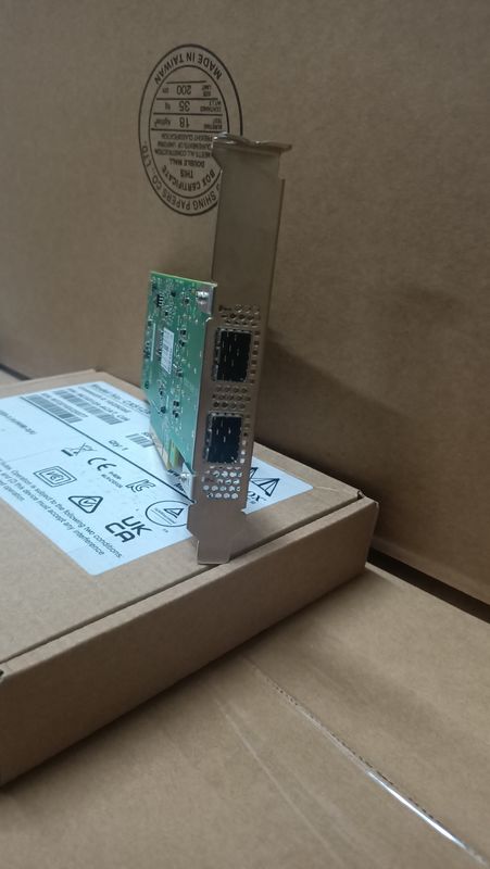 Карта PCIe переходника EN двойного порта 10 25gbe Sfp28 MCX512A-ACAT Mellanox Connectx 5 3,0 X8